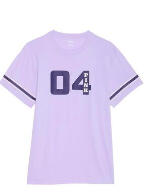 Victoria's Secret PINK Lavender Logo Tee